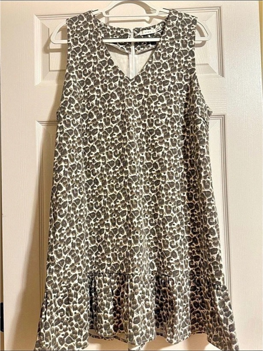 Lush Leopard Print Mini Dress Size Large NWOT